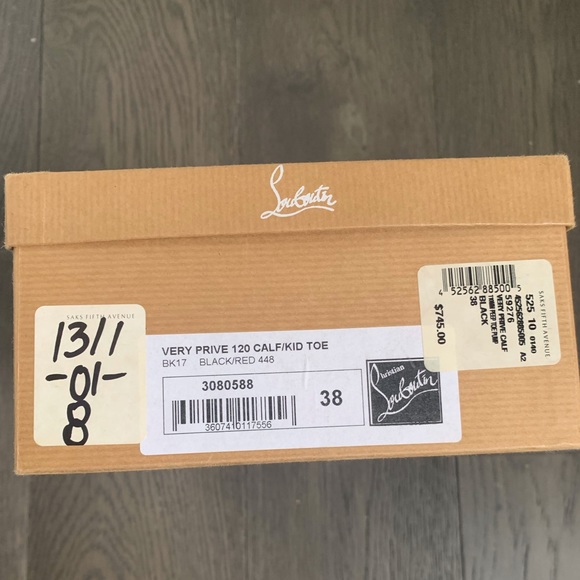 Authentic Christian Louboutin Very Prive size 38 - Picture 6 of 7